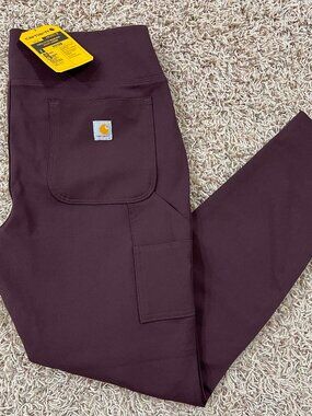 Carhartt Women's Force® Fitted Midweight Utility Pants Blackberry, Size Large